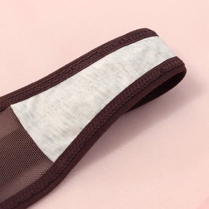 Seamless Thongs For Women Translucent Mesh G Strings Sexy Panties Female Tiny Tangas Ultra Thin Breathable Soft T-back Underwear.