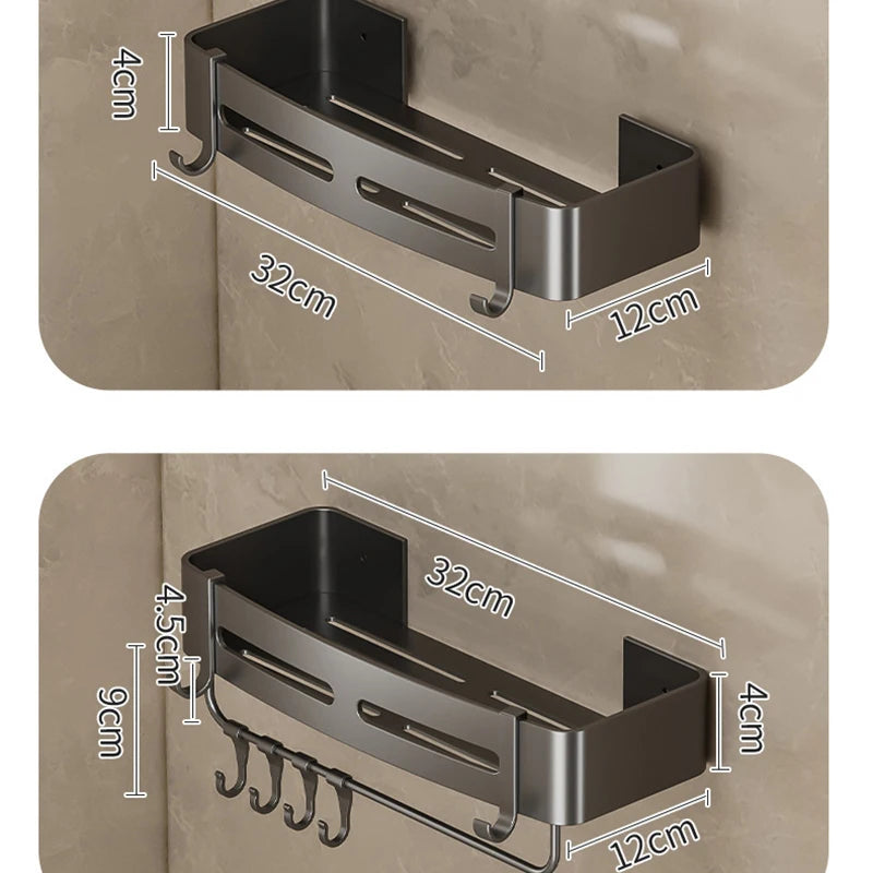 Dreieckiges Wandregal für Badezimmer oder Toilettenbereich. Rechteckiger zusätzlicher Balkon-Aufbewahrungsraum für kleine Badezimmer