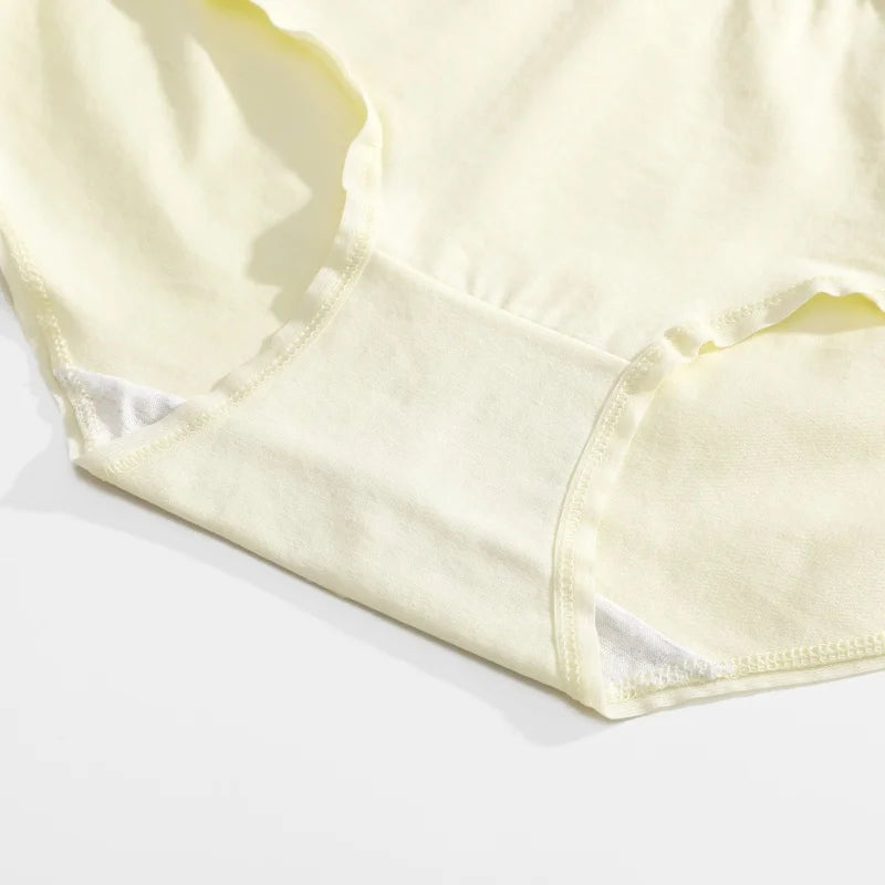 3Pcs/Set Women's Seamless Cotton Briefs Women Panties Solid Color Breathable Underwear Female Low Waist Soft Lingerie S-XXL.