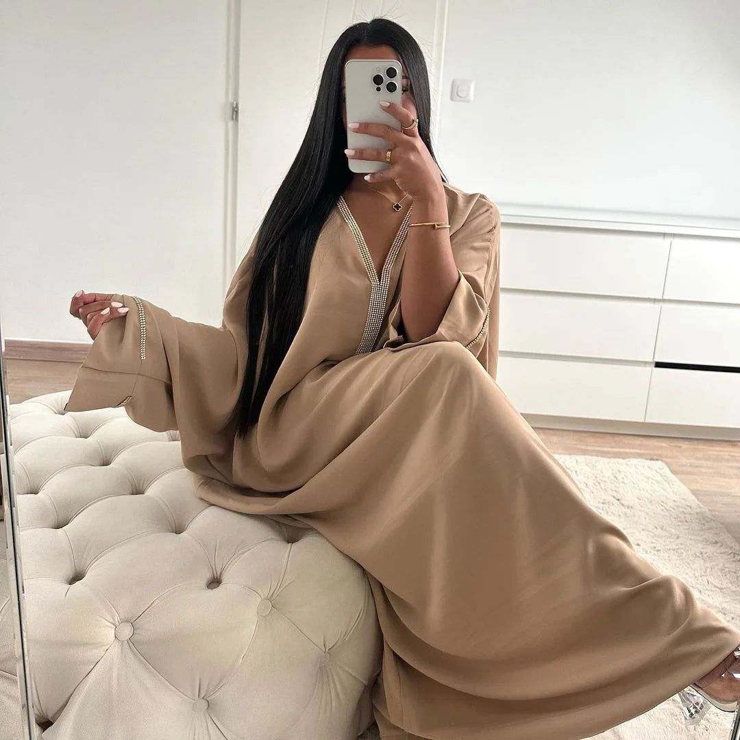 Ramadan Eid Batwing Abaya Prayer Clothes Women Kaftan Turkey Islam Muslim Long Dress Kebaya Caftan Marocain Robe Femme Musulmane.