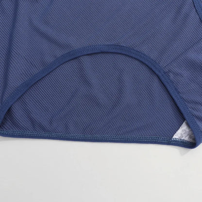 6PCS Women's Plus Size Lace Panties Seamless Solid Color Sport Cozy Physiological Underwear Female Breathable Elastic Lingerie