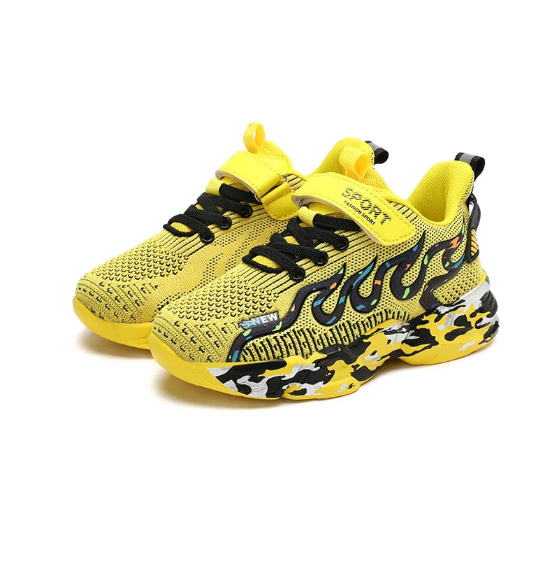 Boys Running Shoes 2022 Design Children Sneakers Mesh Kids Casual Sneakers 7-12 Years Children Sneakers for Boys