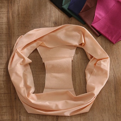 TrowBridge 6PCS/Set Women's Panties High Waist Seamless Briefs Plus Size Underwear Silk Satin Lingerie Sports Comfort Underpants.