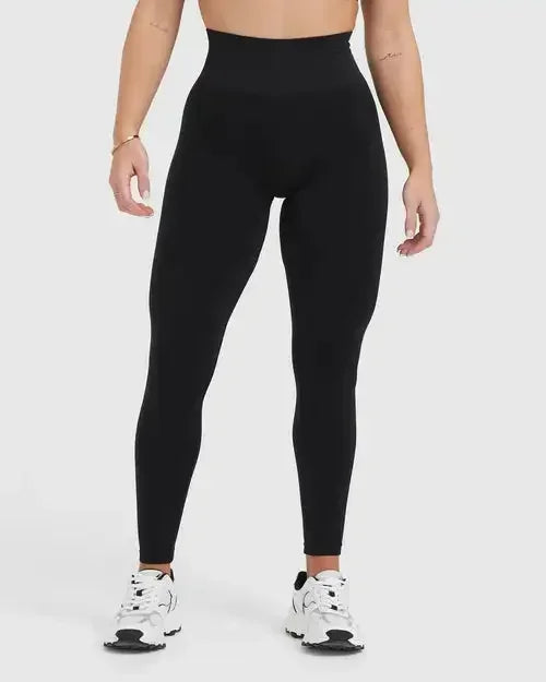 Oneractive Fitness Women Sport Seamless Leggings High Waist Elastic Solid Yoga Leggings Gym Trainning Joggings Pants Female.
