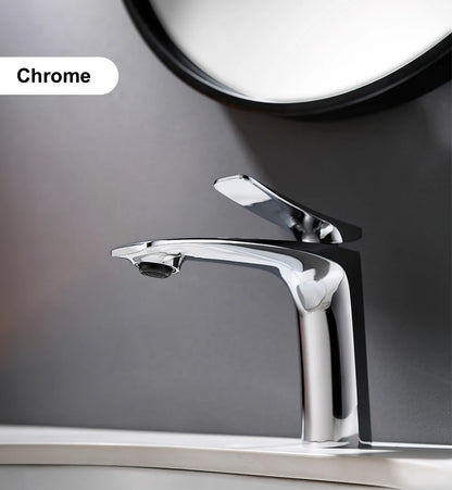 VGX Luxury Bathroom Faucets Basin Mixer Sink Faucet Gourmet Washbasin Tapware Hot Cold Water Tap Brass Chrome Black Brushed Gold