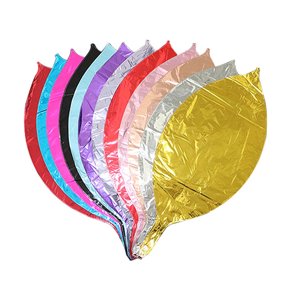 20/10/5Pcs 4D Runde Folienballons 10/18/22 zoll Metall Rose Gold Silber 4D Folienballons Helium Luft Globos Geburtstag Hochzeit Dekor