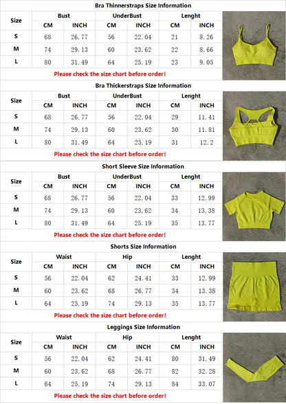 Fitness Yoga Set Seamless Sport Women's Sportswear High Waist Leggings Workout Outfits Two Piece Shorts Sets Womens Gym Clothing.