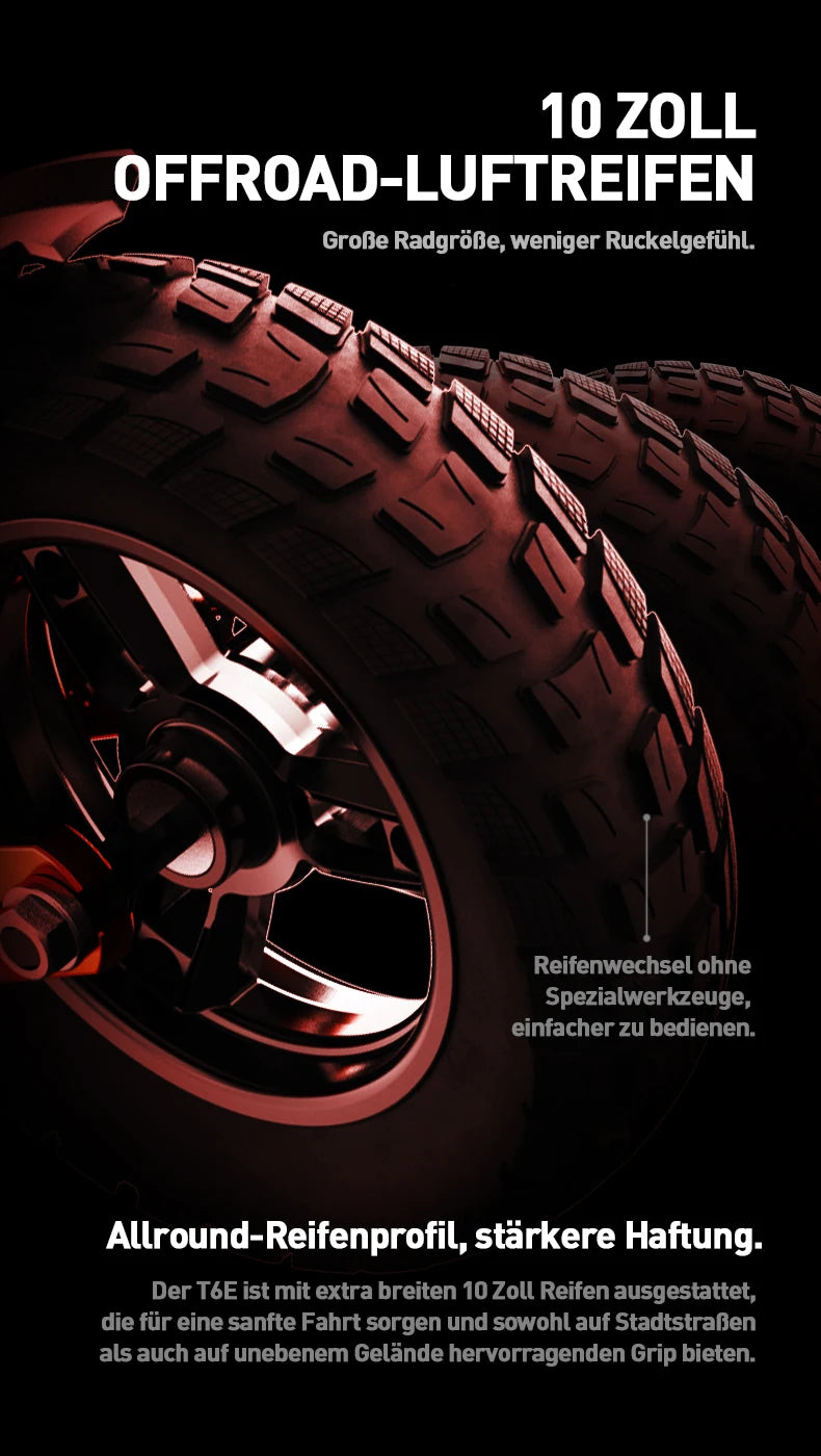 JOYOR T6E Adult Electric Scooter 500W Motor 48V18AH Battery E-Mountain Escooter 10" Off-Road Tire Foldable E-Scooter.