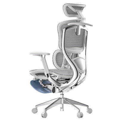 Ergonomischer Computerstuhl Designer Bequeme nordische Fußstütze Moderner trendiger Bürostuhl Entspannendes Lesen Muebles-Möbel