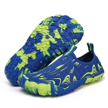Kids Students Barefoot Quick-Drying Beach Swimming Aqua Shoes Boys Girls Fitness Running Shoes Summer Parent-child Water Shoes
