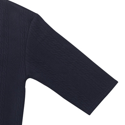 2024 Summer New Men's High Street Casual Loose Jacquard Sportswear V-Neck Short Sleeve Shorts Men's Fashion Suit.