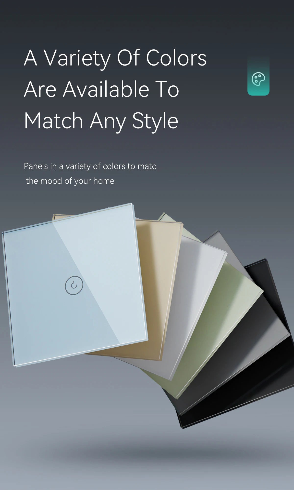 BSEED WIFI Touch Schalter Serie Wand Smart Licht Schalter Blaue LED Hintergrundbeleuchtung Glas Sensor Bildschirm Tuya APP Schalter EU Standard.