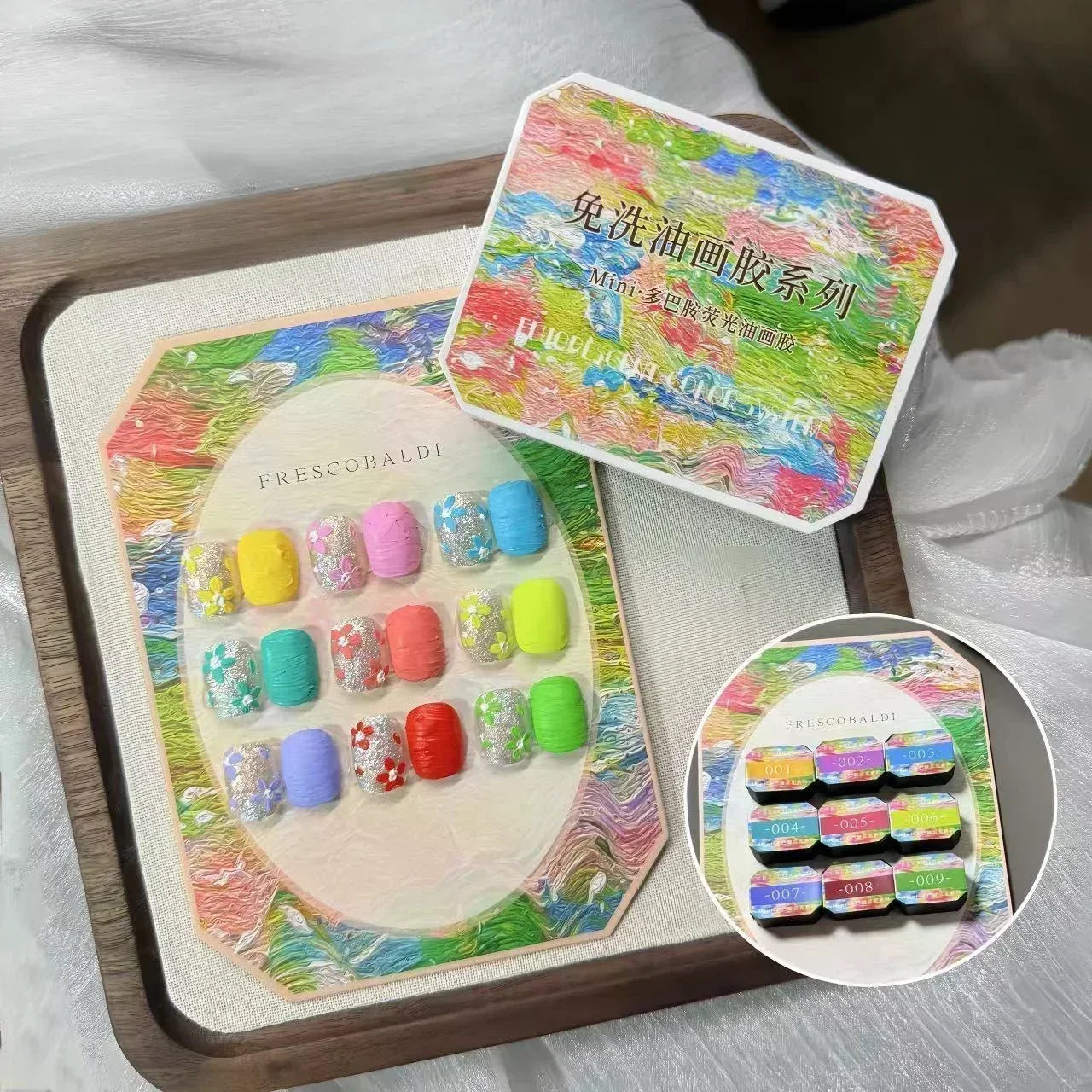 Nail Art UV Oil Paintting Gel for Nails DIY Carve Patterns 3D UV Texture Gel Carving Flowers Accessories for Manicure Tools.