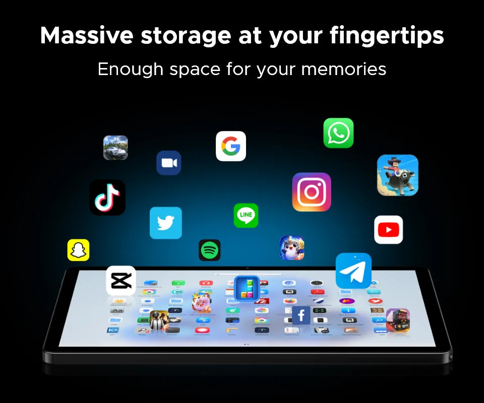 DOOGEE U11 Android 15 Tablet 11 Ultra-clear 90Hz Display 4GB RAM 128GB ROM 8580mAh Battery Dual Speaker Supports Widevine L1