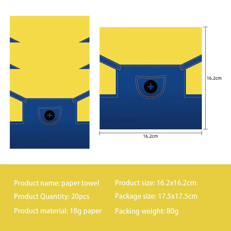 Cartoon M & Minions Geburtstag Party Dekoration Einweg Geschirr Tasse Teller Tischdecke Luftballons Gelb Große Augen Hintergrund Banner.