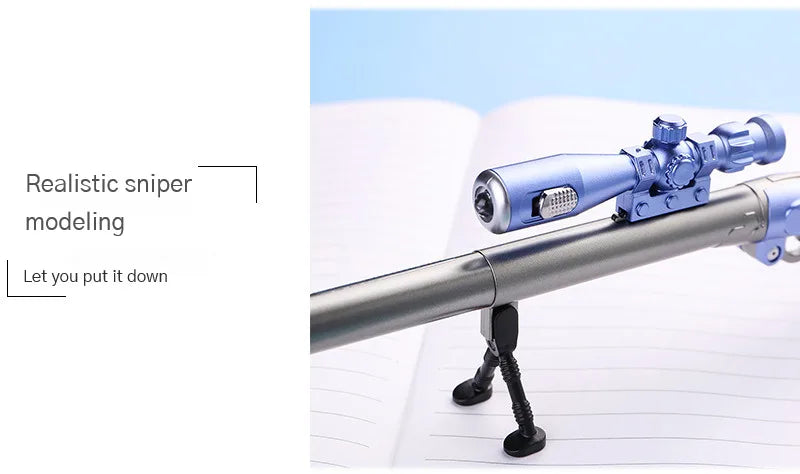 Kreative Simulation 98K Scharfschützengewehr Neutralstift mit Licht 0,38 mm schwarze Geltinte Student Schule Schreibwaren PUBG Lichter Stifte Geschenk.