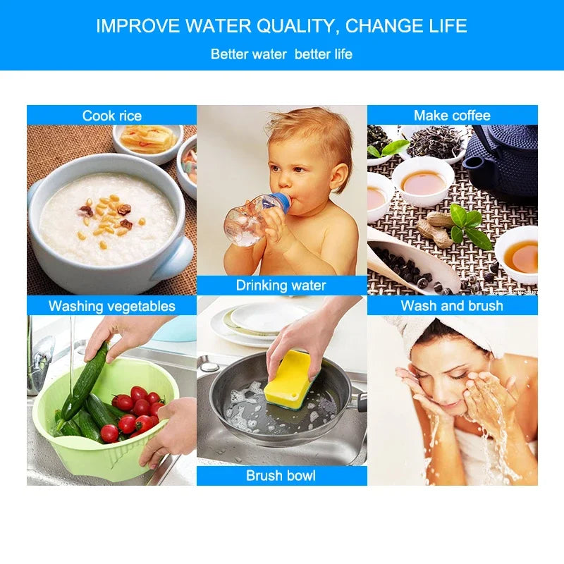 ATWFS Water Purifier Filter 5 Micron 4 X 10" Ppf Filter Sediment Water Filter Cartridge Aquarium Pre-filters for Kitchen