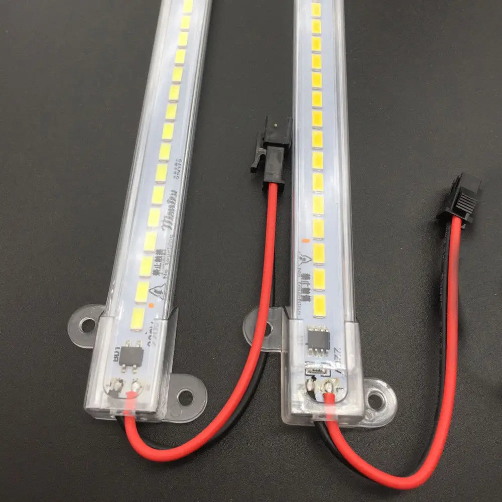 30cm/50cm/60cm LED Rigid Light Strip High Brightness LED Fluorescent Floodlight Tube Bar Industries Showcase Display Lamp 220V.