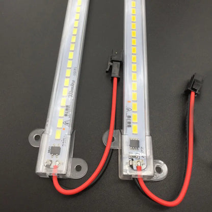 30cm/50cm/60cm LED Rigid Light Strip High Brightness LED Fluorescent Floodlight Tube Bar Industries Showcase Display Lamp 220V.