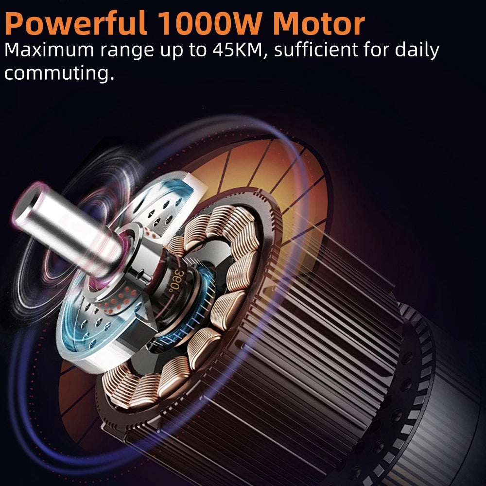 JUICEASE Adult Electric Scooter 31/35km/h 500W/1000W 35KM/50KM Long Range 8.5/10Inch Tyre 10.5/14.5Ah Large Battery Kick Scooter.