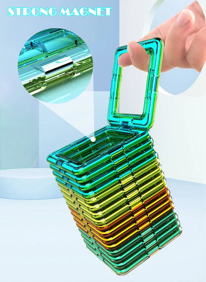 1pcs Big Size Magnetic Designer Magnet Building Blocks Accessories Educational Model Constructor Toys For Children Gifts.