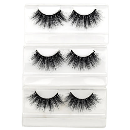 Mink Eyelashes Hand Made Crisscross False Eyelashes Cruelty Free Dramatic 3D Mink Lashes Long Lasting Faux Cils for Makeup Tools