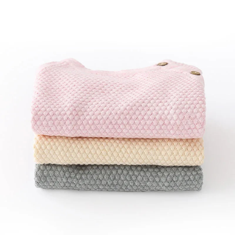 Baby Kleidung Sets Ensembles Baumwolle Frühling Neugeborenen Jungen Mädchen Kleinkind Kleidung Tops Und Hosen Gestrickte Pullover Baby Pyjamas Sets.