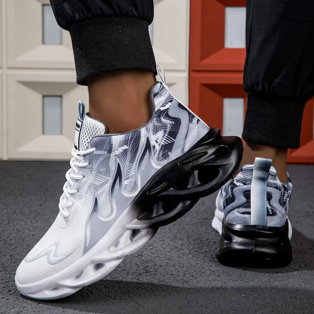 YRZL Womens Sneakers Lightweight Summer Woman Casual Sports Shoes Men Breathable Jogging Trainers Walking Tenis Ladies Shoes