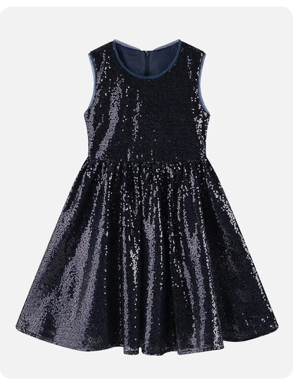Luxus Kinder Klavier Rezitieren Leistung Pailletten Kleid Mädchen Hochzeit Geburtstag Party Kleidung Kind Elegante Zeremonie Jahrestag Kleid
