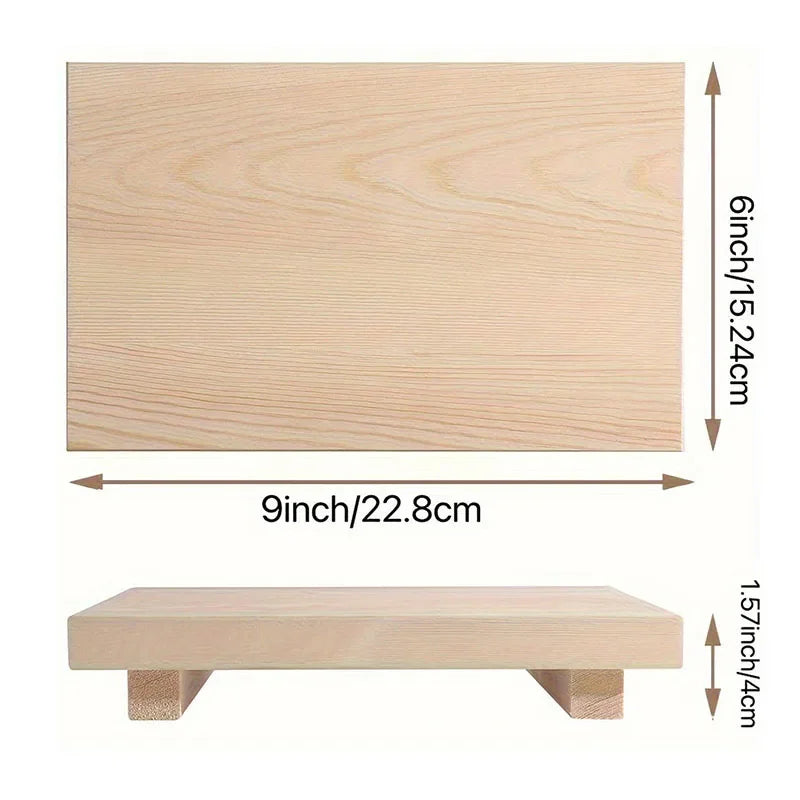 Holz Tablett Sockel Ständer Badezimmer Dekor Holz Eitelkeit Hände Seife Duftkerze Lagerung Halter Tablett Küche Gewürz Halter