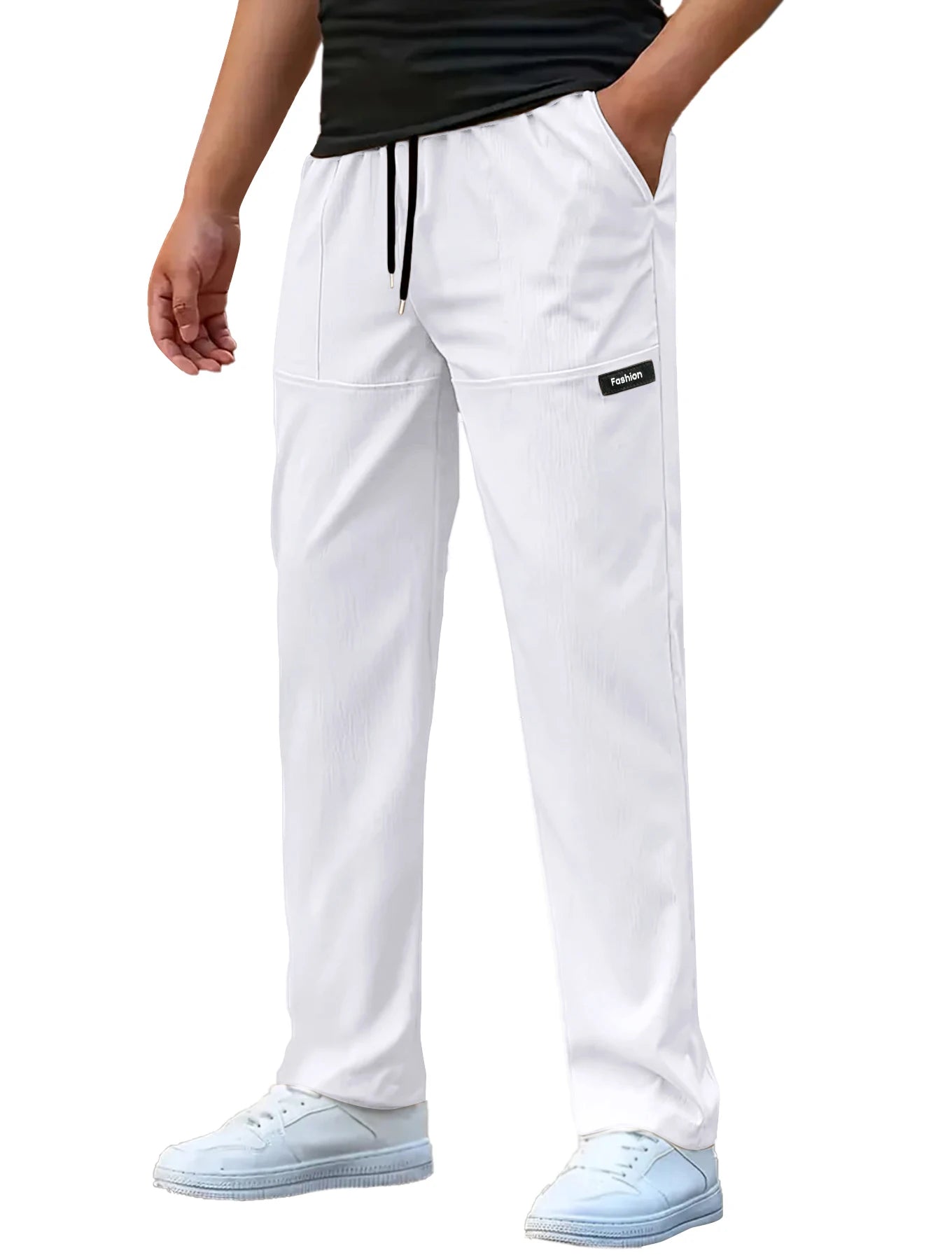 Men's Casual Loose Straight Sports Pants Gym Sport Trousers for Men Jogger Sweatpants Running Workout Jogging Long Pants.