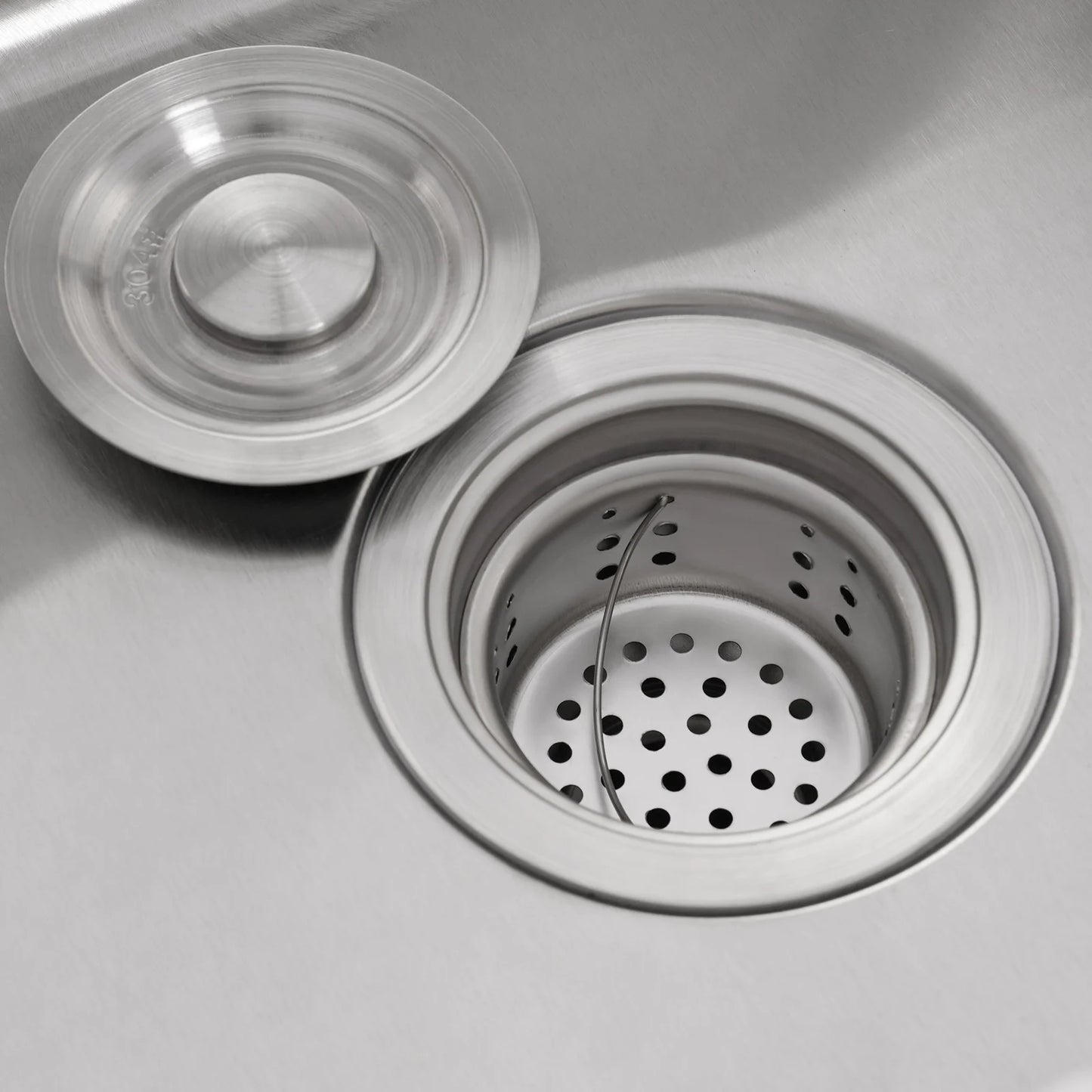 Kommerzielle Waschbecken aus 201 Edelstahl, bodenstehendes kommerzielles Waschbecken für Küchen, Cafés, Bars und Milchteeladen