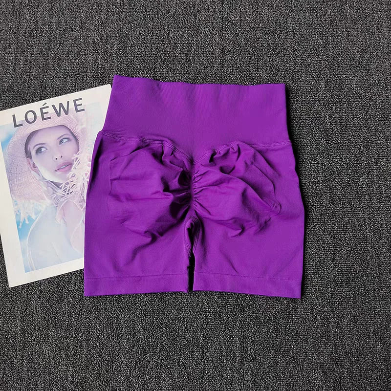 Summer Yoga Shorts Women Fitness Shorts Breathable Sports High Waist Running Shorts Cycling Shorts Workout Gym Sports Shorts.