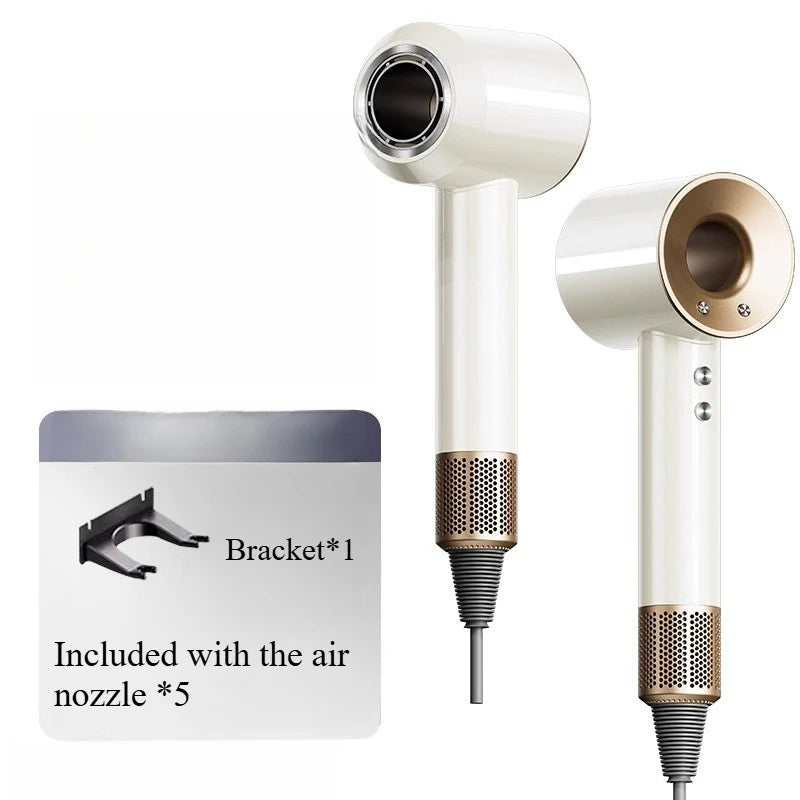 Super Hair Dryer 220V Leafless Hair Dryer Personal Hair Care Styling Negative Ion Tool Schedule Negative Ion Electric Dryer 2.7M.