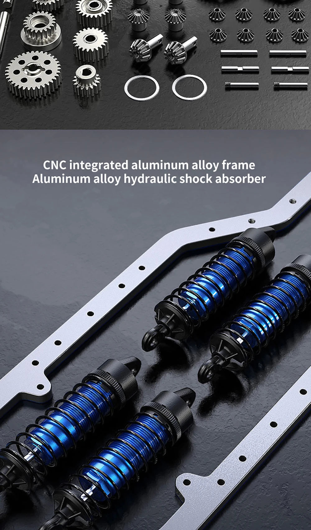 MJX in stock 1:8 Foc Westward H8h Defender Brushless 3s Off-road Differential Lock Remote Control Climbing Model Car Toy Gift.