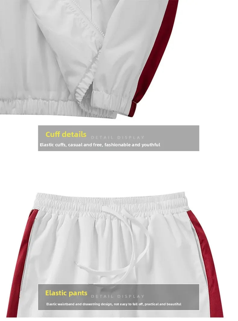 Trendy Men's Sportswear Set Casual Open Cardigan Sweatshirt Jacket with Pants Autumn Winter New Style Cross-Border Clothing