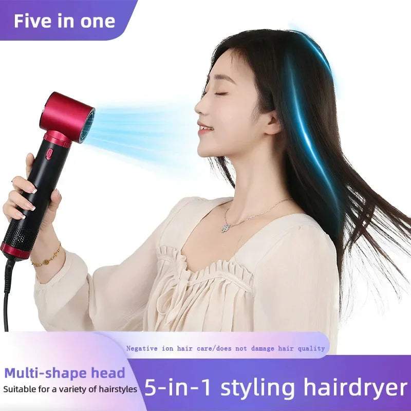 5 in 1 Hair Dryer Brush Hot Comb Set Professional Curling Iron Hair Straightener Styling Tool For Professional Hair Dryer