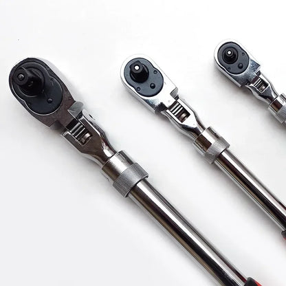 1/4 1/2 3/8 72-Zahn-Ratschenschlüssel aus Kohlenstoffstahl, automatischer Schnellspannschlüssel, multifunktionales Handwerkzeug