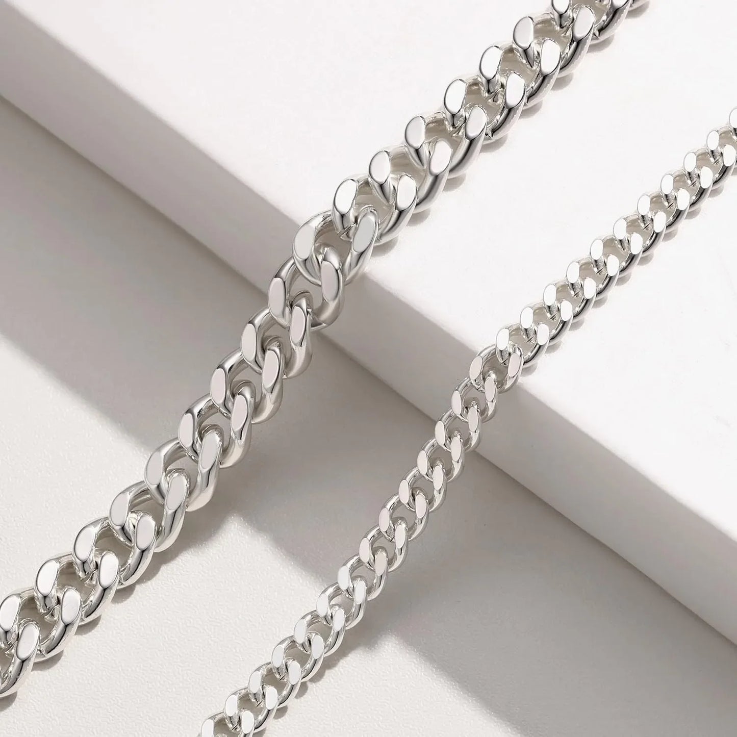 Gold Ankle Bracelets for Women K Gold Plated/Silver Anklets for Women Waterproof Minimalist Cuban Link Anklets Set Gift.