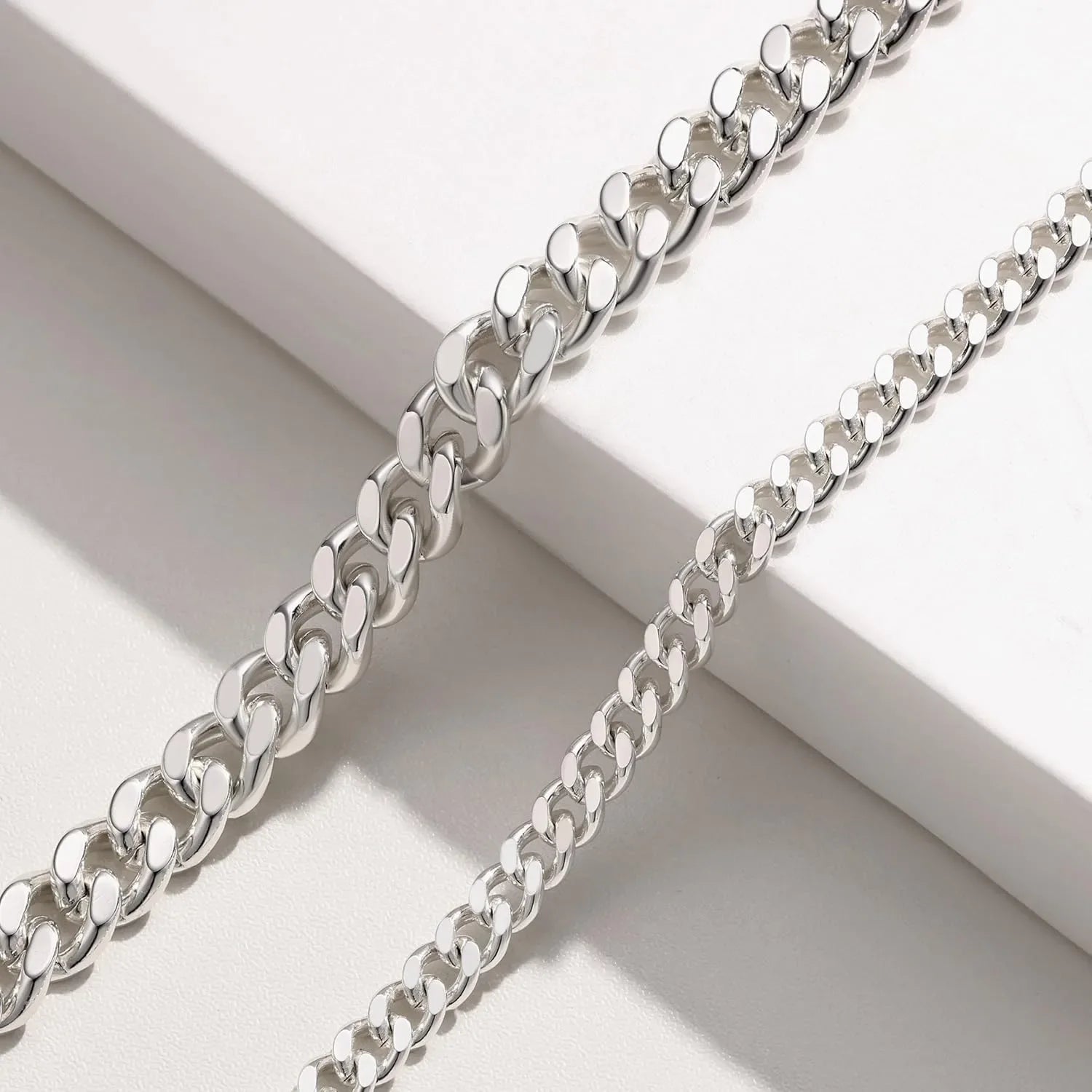 Gold Ankle Bracelets for Women K Gold Plated/Silver Anklets for Women Waterproof Minimalist Cuban Link Anklets Set Gift.