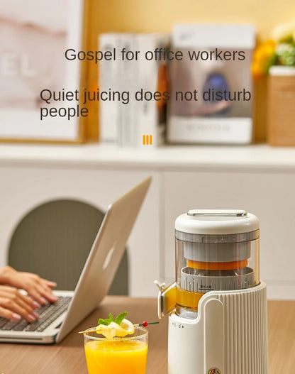 Rechargeable Electric Citrus Juicer Orange Juice Machine Extra Large Caliber Residue Separation