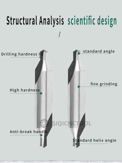 Hss Mittel bohrer für Metall 6 stücke Mittel bohrer Set Bohrloch zentrieren Bohrer Fräser Bohrer Set m35 Cen terin for bohren