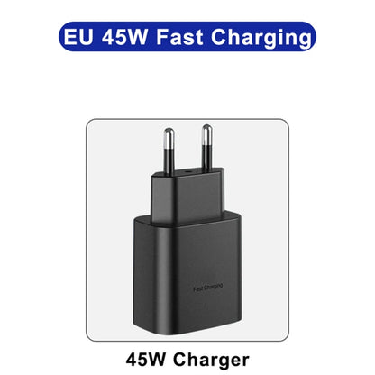 45W PD Super fast charge for  S22 S23 Ultra Note 10+ 5G USB C Mobile Phone Type C US/EU/UK  Fast Quick Charging Wall Adapter.