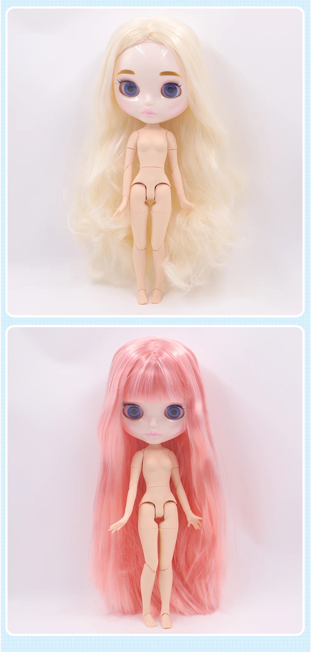 ICY DBS Blyth Doll 1/6 Joint Body 30CM BJD toys Natural shiny face with extra hands AB DIY Fashion Dolls girl gift.