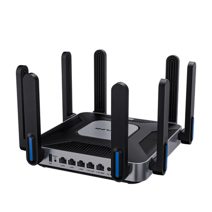WAVLINK WiFi 6 Gigabit Router AX6000 Dual-Band 5GHz 2.4GHz Wireless Mesh Router 2500Mbps WAN/LAN with 8x5dBi High Gain Antennas.