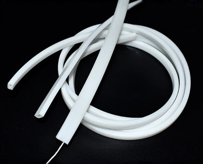 1-10m White/Transparent Neon Silicone Tube LED Rope Lamp Waterproof Diffuser Cover For 8/10/12m RGB Flexible Strip Light Channel.