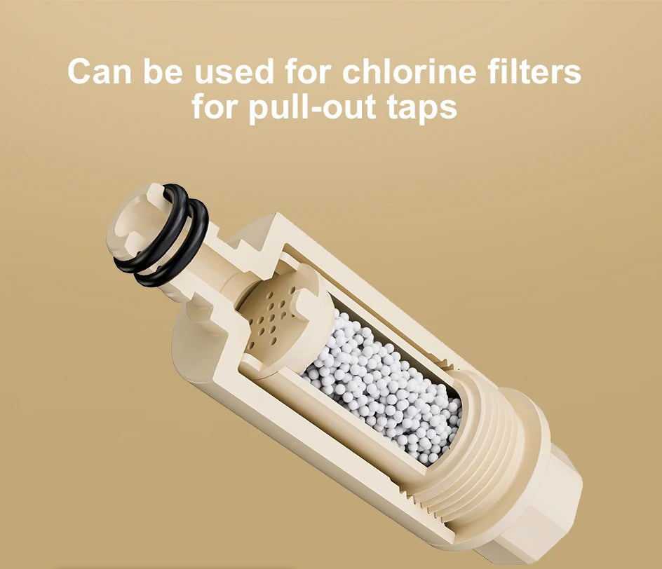 VGX Purified Bathroom Faucets Pull Out Water Filter Tap White Basin Mixer Sink Faucet Gourmet LED Display Brass Tapware Crane