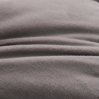 Solidcolor double-sided Duvet Lamb Wool flannel quilt warm comfort mattress in winter bedroom dormitory Thicken Weight Blanket.