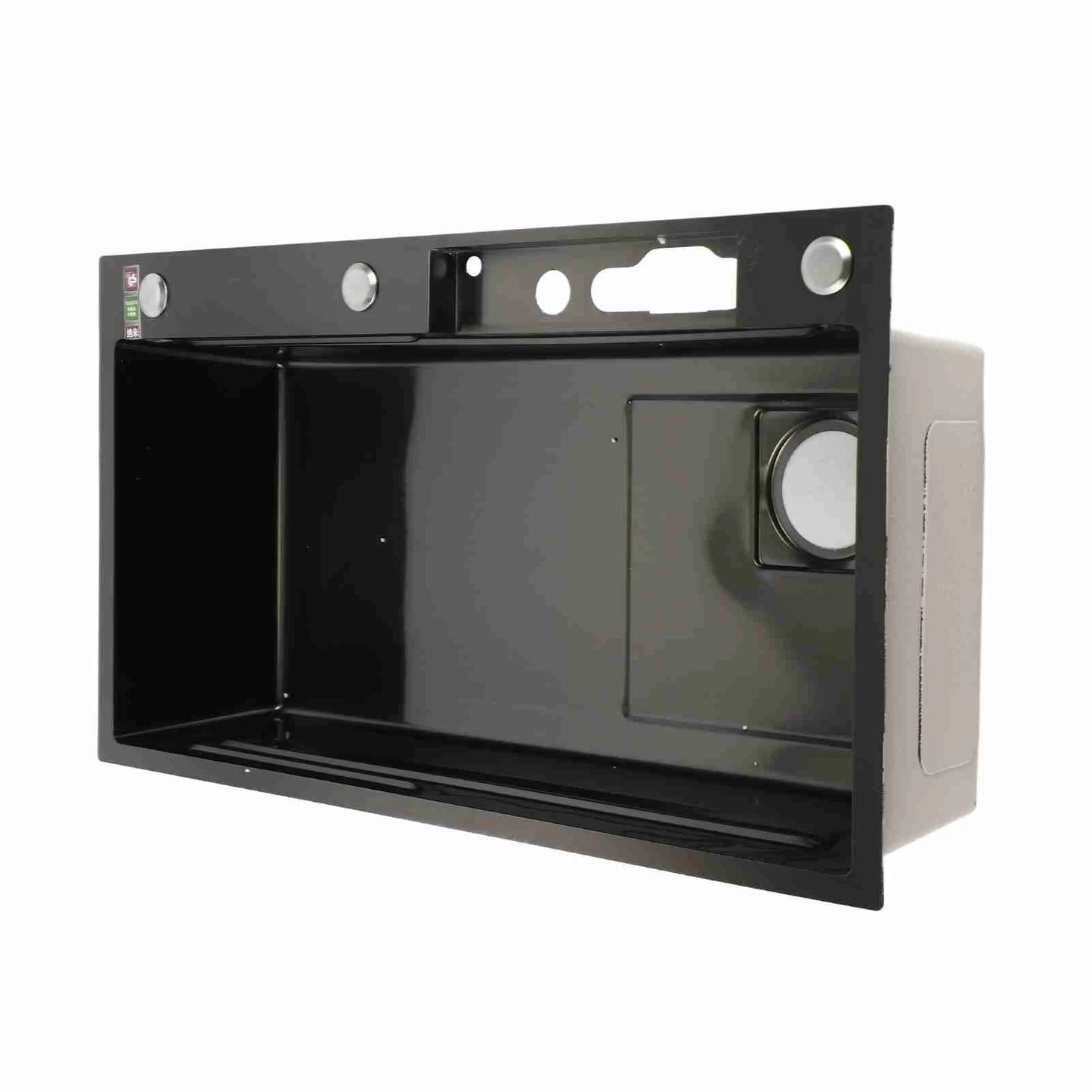 Professionelle intelligente Küchenspüle aus Edelstahl, verdickte gebürstete Oberfläche, großes Fassungsvermögen, Waschbecken mit Digitalanzeige, Küchenspüle