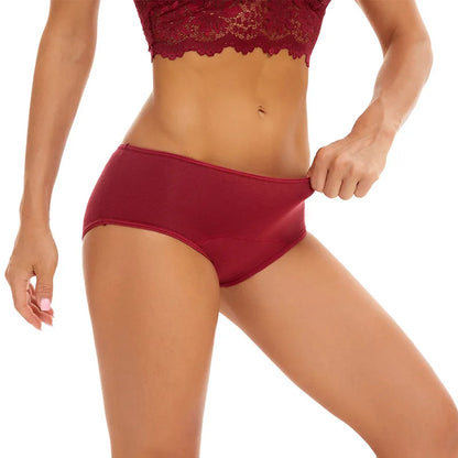 2pcs Woman Menstrual Panties Breathable Large Size Female Cotton Brief Low Waist Physiological Period Underwear Postpartum Panty.